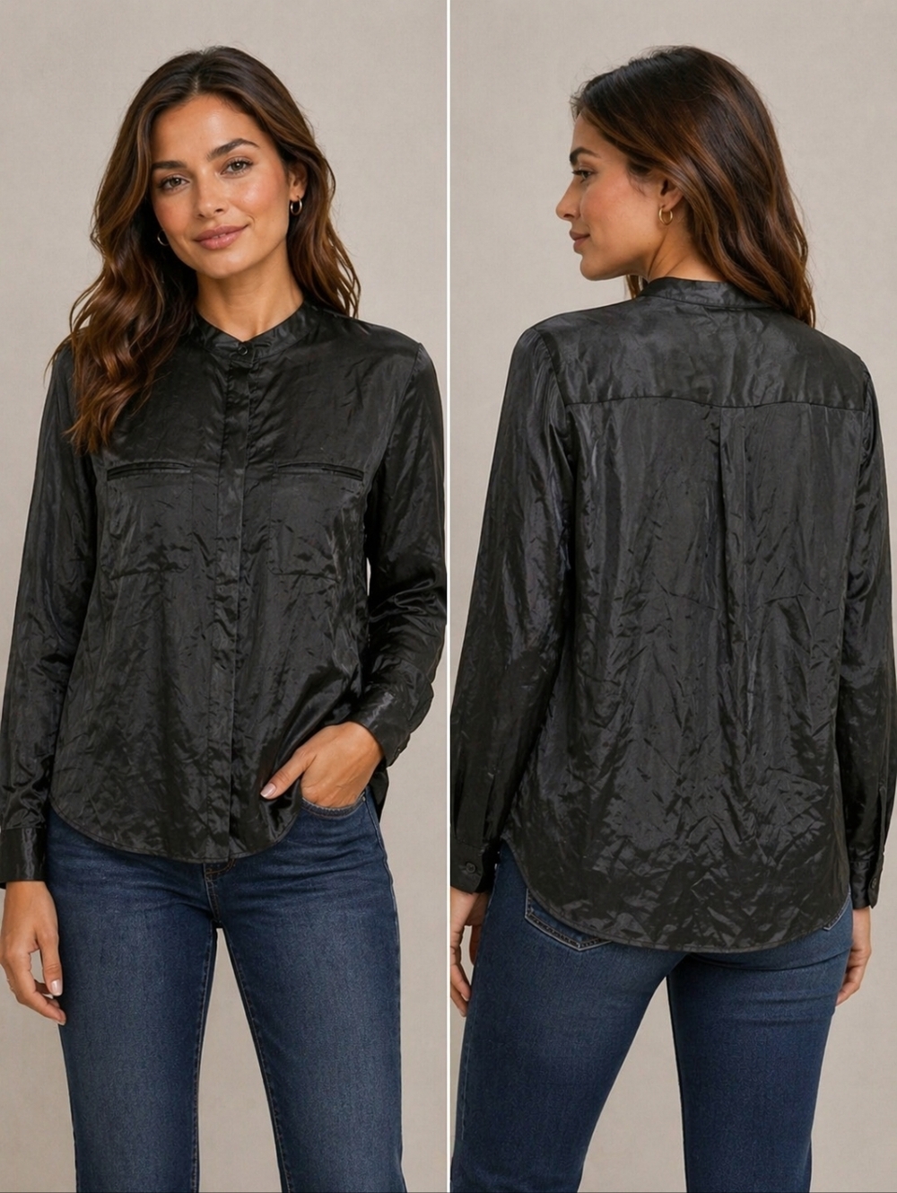 Vince Green Button Down Shirt
